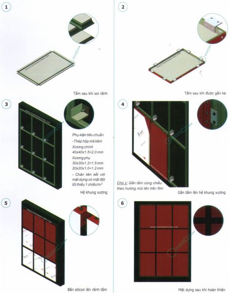 Hoàn thiện thành phẩm tấm alumix
