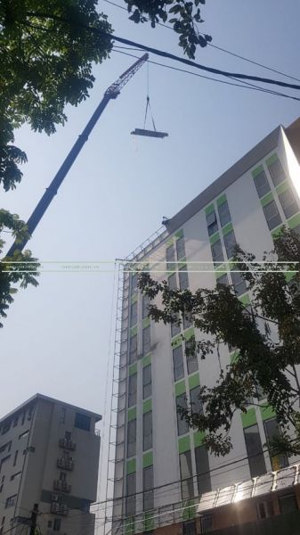 thi công tấm ốp alu