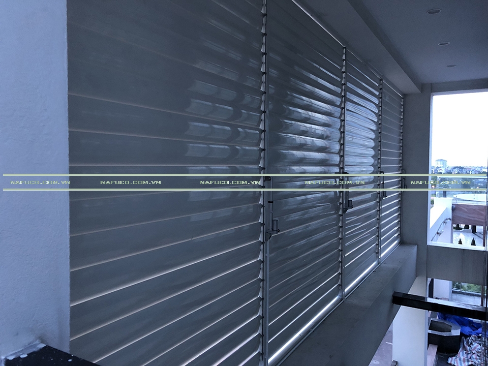 sản phẩm lam chắn nắng hoàn thiện