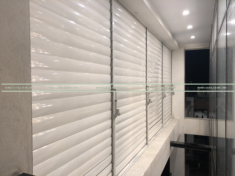 sản phẩm lam chắn nắng hoàn thiện