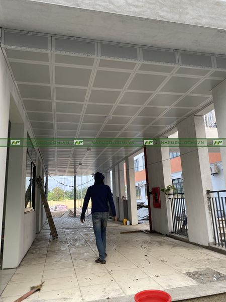kết quả dự án Trần nhôm clip-in 600x600