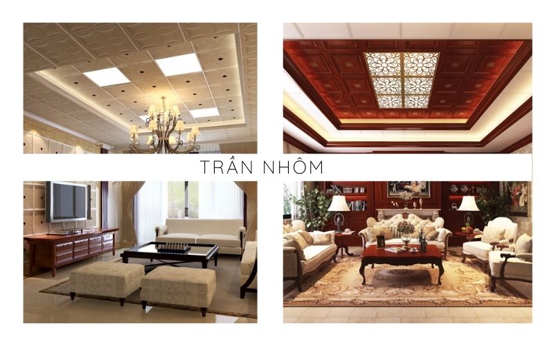 trần nhôm cho căn hộ